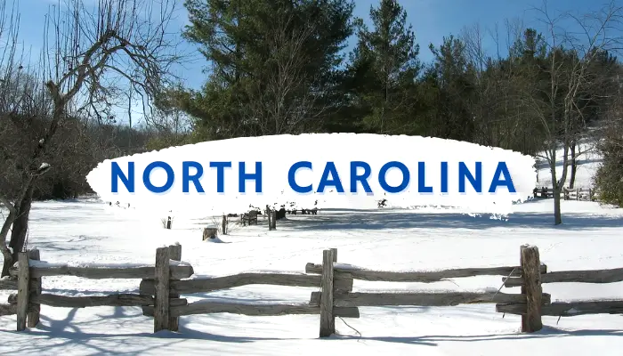 Snow in North Carolina