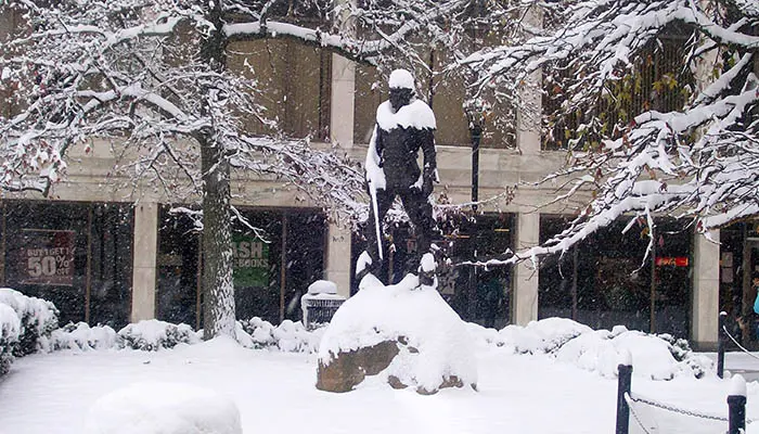 Snow in West Virginia University