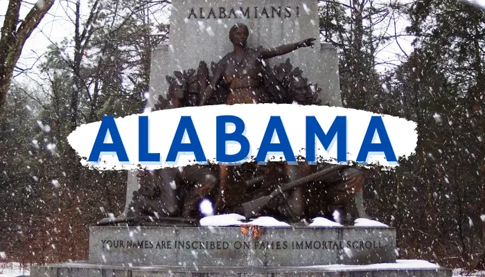 Snow in Alabama