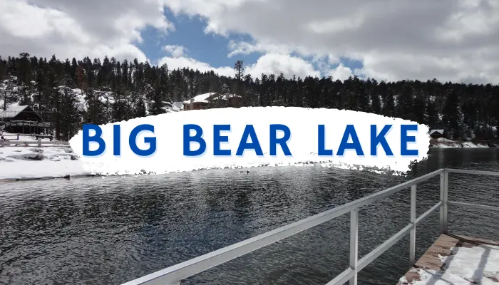Snow in Big Bear Lake