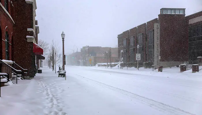 Snow in Manchester (Missouri)