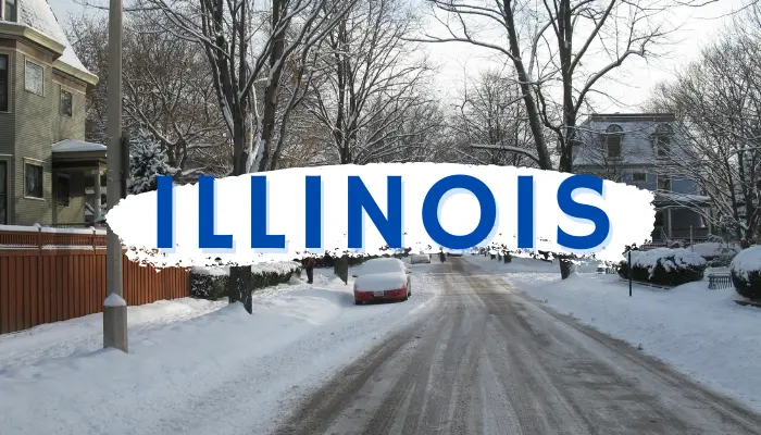 Snow in Oak Park (Illinois)